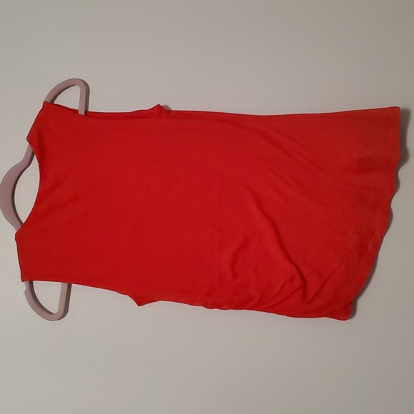 CAbi Sleeveless Red Nouvelle Cotton Shirt-Size M - Picture 6 of 6